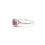 Ring .20ctw Round Diamonds .51ct Pink Tourmaline 14kw sz6.5 124040183