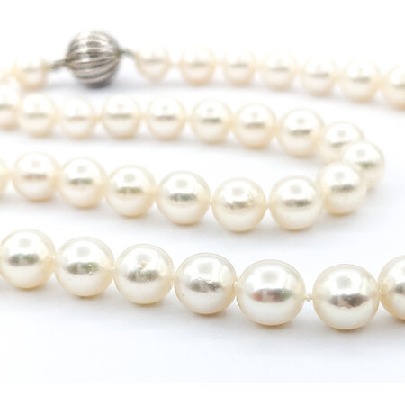 Necklace Strand 7.5mm Pearls 14kw 17" 222120045