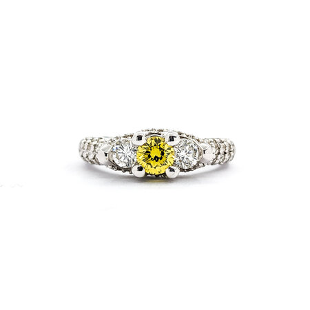 Ring 1.15ctw Round Diamonds 18kw Sz6.5 223030028