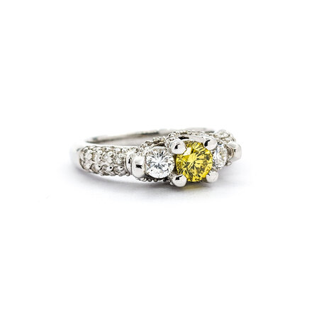 Ring 1.15ctw Round Diamonds 18kw Sz6.5 223030028