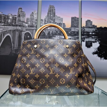 Handbag Louis Vuitton Montaigne MM Monogram M41056 124055009