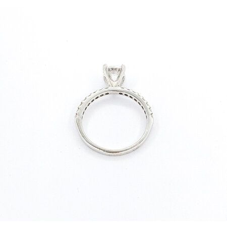 Ring 1.01ct G SI2 Cushion Diamond .25ctw 14kw Sz5.75 223090007