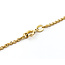 Pendant Pave Circle .50ctw Round Diamonds 16x12mm 14ky 16"" 224051008