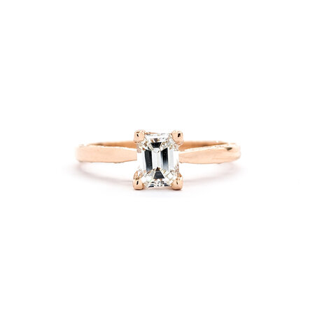 Ring Tacori .70ct Emerald Diamond GIA SI1 G .05ctw Diamonds 18kr Sz8 123120114