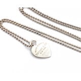  Necklace Tiffany & Co Heart Tag Beed Link Heart Return to Tiffany Sterling Silver 121100061