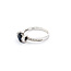 Ring .15ctw Round Diamonds 1.05ct Sapphire 18kw Sz6.5 221010084