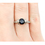 Ring .15ctw Round Diamonds 1.05ct Sapphire 18kw Sz6.5 221010084