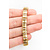 Bracelet 4.00ctw Round/Baguette Diamonds Channel/Prong 14ky 7" 7.75mm 224053002