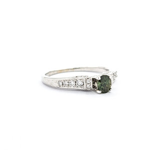 Ring  .18ctw Diamonds .46ct Alexandrite GIA: 5234260861 14kw Sz8 122010009