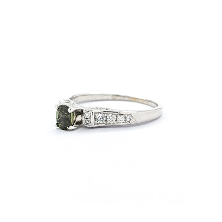 Ring  .18ctw Diamonds .46ct Alexandrite GIA: 5234260861 14kw Sz8 122010009