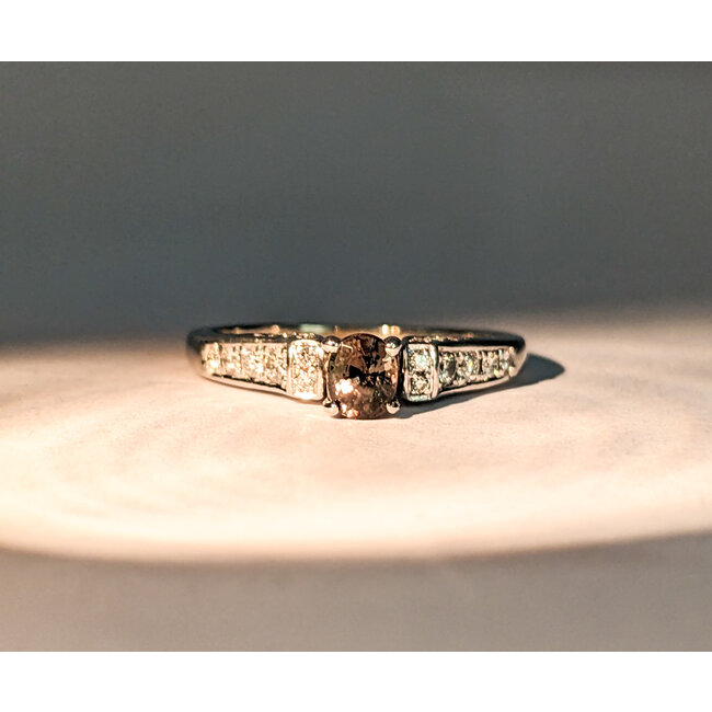 Ring  .18ctw Diamonds .46ct Alexandrite GIA: 5234260861 14kw Sz8 122010009