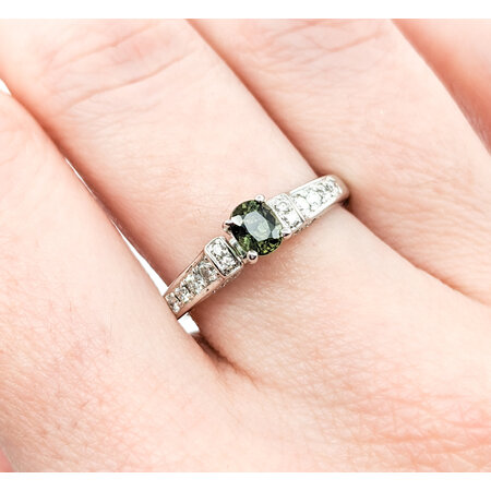 Ring  .18ctw Diamonds .46ct Alexandrite GIA: 5234260861 14kw Sz8 122010009