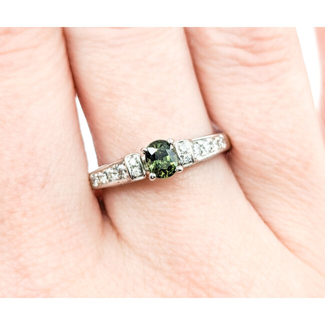 Ring  .18ctw Diamonds .46ct Alexandrite GIA: 5234260861 14kw Sz8 122010009