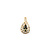 Pendant Drop .13ctw Round Diamonds .29ct Alexandrite GIA: 2231260935 13.9x7.8mm 14ky " 124011250
