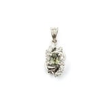  Pendant .20ctw Diamonds .38ct Alexandrite GIA: 2235260870 900pt 18x7.75mm 123050052