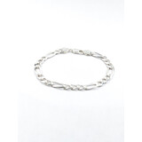  Bracelet Sterling Silver Figaro Link 8" 7.5mm 124053904