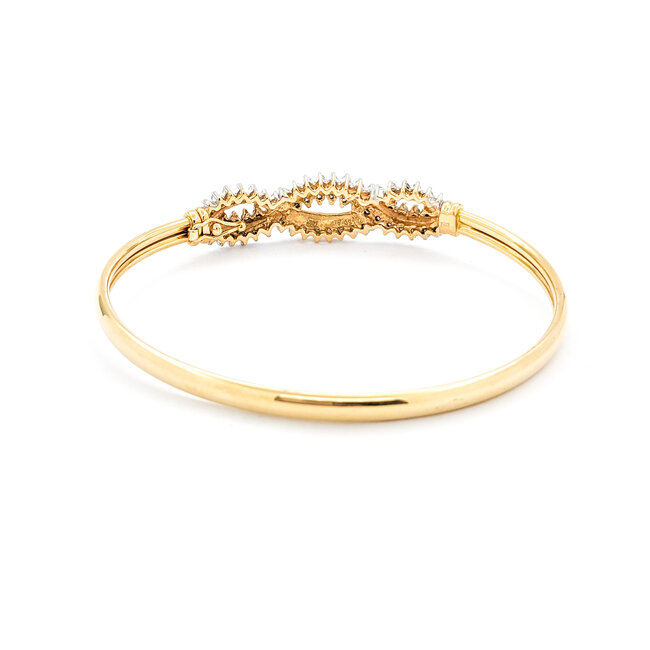 Bracelet Cocktail Twist .50ctw Round Diamonds 14ky 7.5" 12mm 224063001