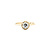 Ring Engagement Hexagon .51ct Round GIA H VS1 Diamond 18ky 224060300