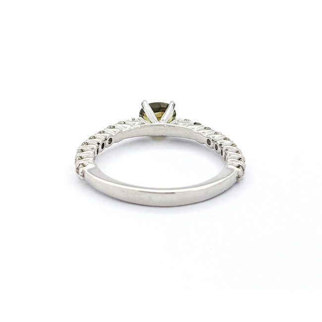 Ring .59ctw Round Diamonds .62ct Alexandrite GIA: 2239260855 950pt sz7.75 124040181