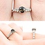 Ring .50ctw Round Diamonds .65ct Alexandrite GIA: 2235260875 14kw sz6.5 124030154