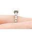 Ring .50ctw Round Diamonds .65ct Alexandrite GIA: 2235260875 14kw sz6.5 124030154