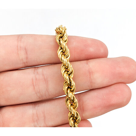 Bracelet 18ky Rope 7.5" 6mm 224063505