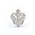 Ring Fleur Di Lis .50ctw Round Diamonds 14kw sz8 224060005