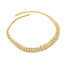 Necklace 5.00ctw Round Diamonds "S" Link 10ky 17" 5.5 to 12mm 224062001