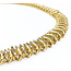Necklace 5.00ctw Round Diamonds "S" Link 10ky 17" 5.5 to 12mm 224062001