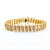 Bracelet "S" Link 5.00ctw Round Diamonds 14ky 7" 10.5mm 224063005