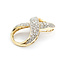 Pendant/Slide Pave Infinity 2.00ctw Round Diamonds 41x23mm 14ky " 224061003