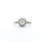 Ring Double Halo .50ctw Round Diamonds 14kw sz7 124060301