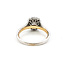 Ring Double Halo .50ctw Round Diamonds 14kw sz7 124060301