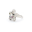 Ring Vintage Mid-Century Eastern Star .25ctw Round Diamonds Multi-Tappered Gemstones 14kw sz5.5 124060764