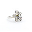 Ring Vintage Mid-Century Eastern Star .25ctw Round Diamonds Multi-Tappered Gemstones 14kw sz5.5 124060764