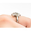 Ring Vintage Mid-Century Eastern Star .25ctw Round Diamonds Multi-Tappered Gemstones 14kw sz5.5 124060764