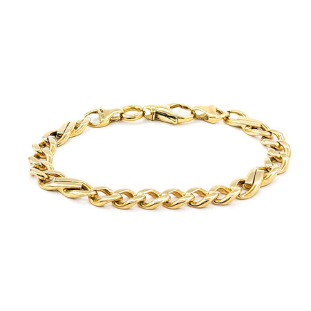 Bracelet 14ky Bar Link Curb 9" 8.5mm 224063503