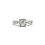 Ring Engagement Halo W/Claw Prongs .46ct Round Diamond .58ctw Diamonds 14kw sz7 224060305