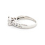 Ring Engagement Halo W/Claw Prongs .46ct Round Diamond .58ctw Diamonds 14kw sz7 224060305