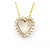 Pendant Heart W/Rope Chain .60ctw Round Diamonds 17.5x18.5mm 14ky 20"" 224061001