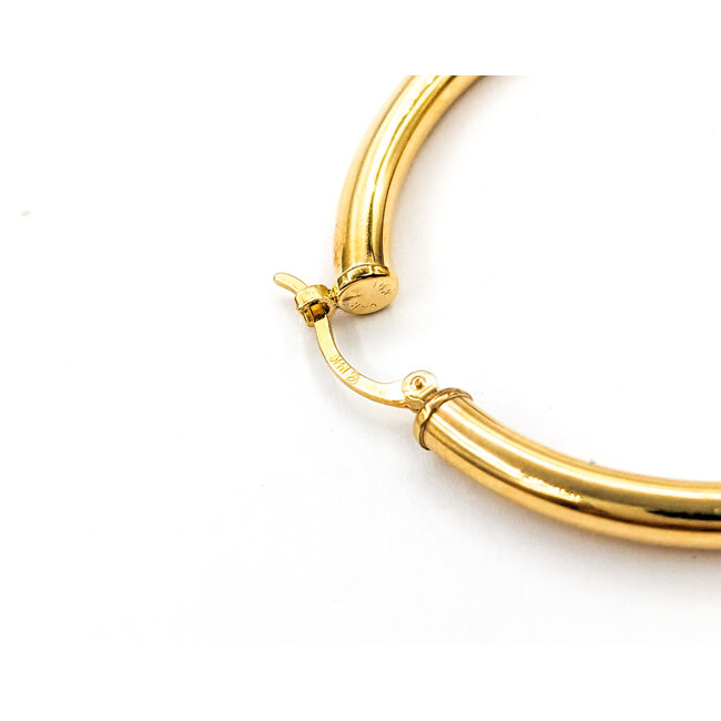 Earrings Hoops Lever Catch 14ky 224064301