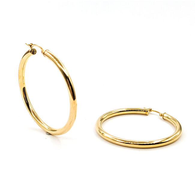 Earrings Hoops Lever Catch 14ky 224064301