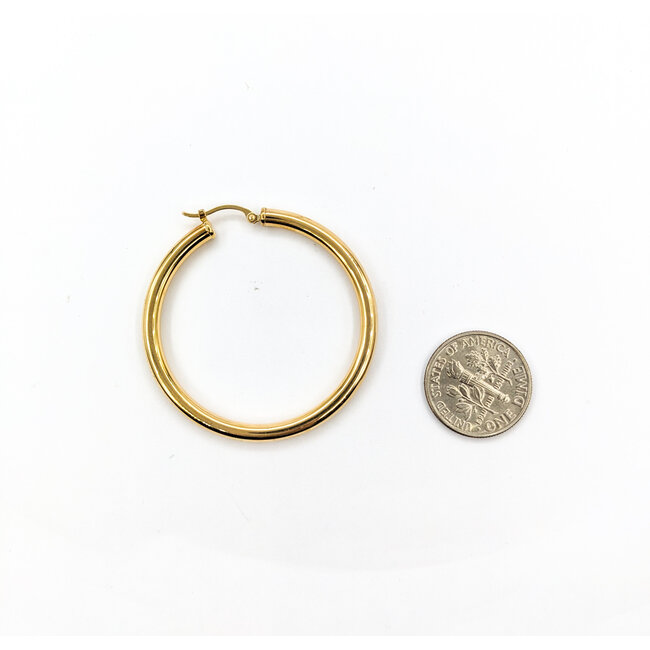 Earrings Hoops Lever Catch 14ky 224064301