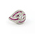 Ring Vintage Mid-Century 1.67ctw Euro Cut & Single Cut Diamonds .75ctw Ruby 950pt sz7.5 124060757