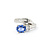 Ring Bypass .53ctw Baguette Diamonds 1.24ct Sapphire Platinum sz7 224060176