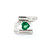 Ring Geometric Shank .90ctw Princess Diamonds 1.29ct Emerald Platinum sz6.5 224060186