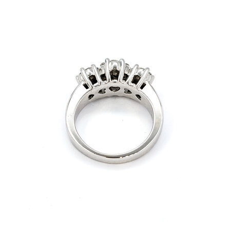 Ring Cocktail .86ctw Round Diamonds 14kw sz7 224060012