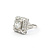 Ring Art Deco .65ct Old Mine Cut Diamond .40ctw Diamonds Platinum (14k White Gold Shank) sz4 224060751