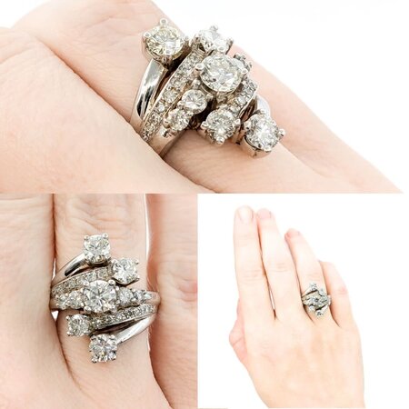 Ring 2.30ctw Round Diamonds 14kw sz5.5 224060011