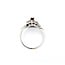 Ring Graduated .50ctw Round Diamonds .40ct Ruby 14kw sz6.5 9.5mm 124060210